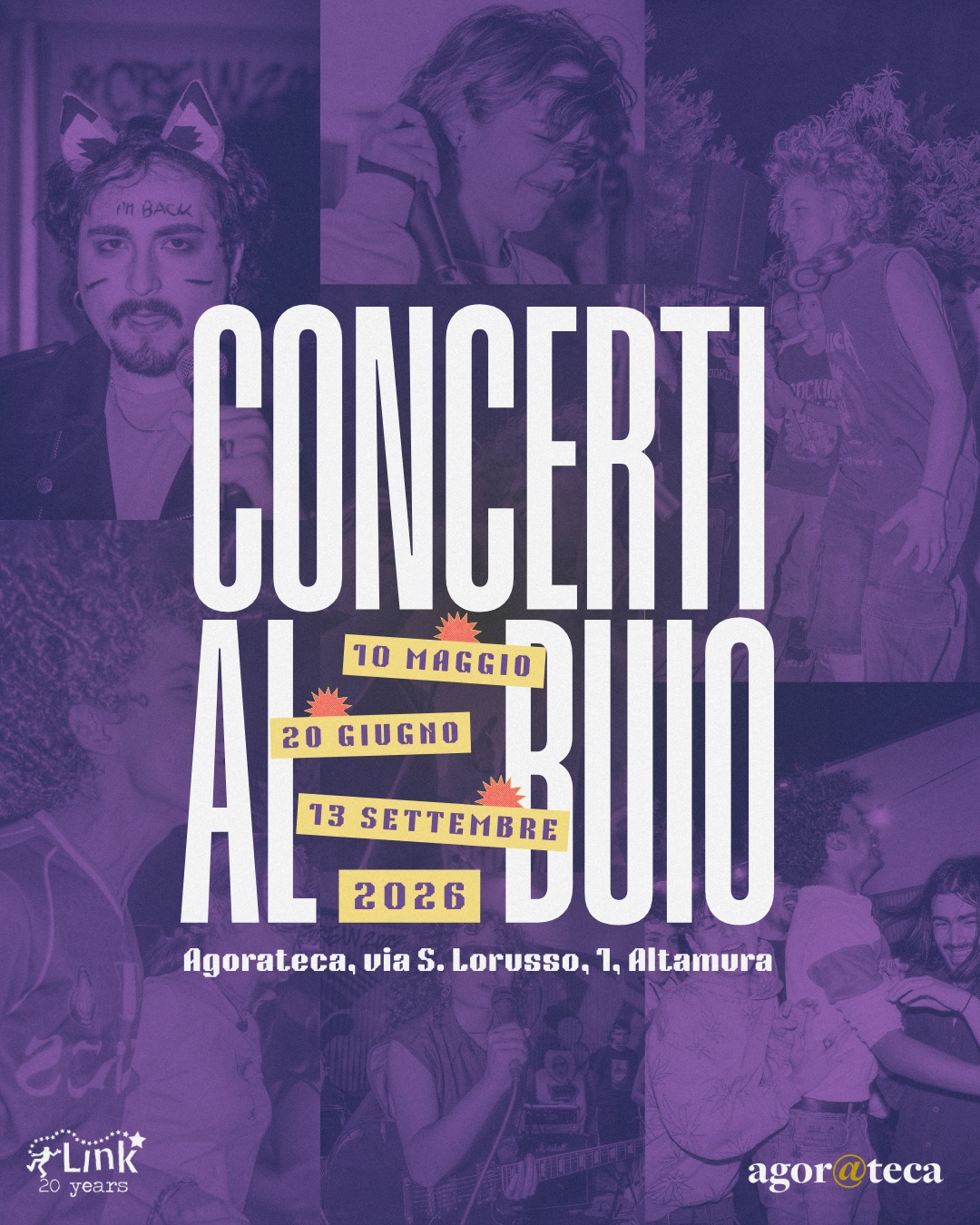 locandina concerti al buio