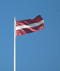 200px Flag of Latvia photo